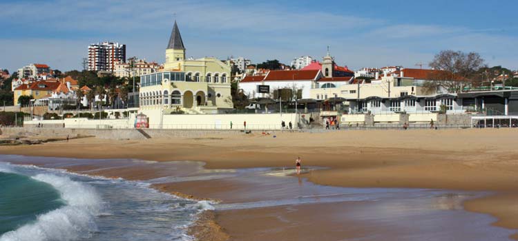 Estoril beach the Praia do Tamariz