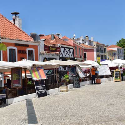 Tiendas y restaurantes en Cascais