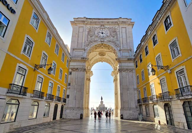 Arco da Rua Augusta en Lisboa