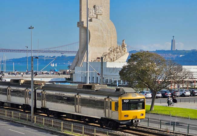 Le train De Lisbonne à Cascais  