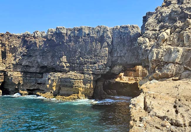 Boca do Inferno Entrada desde el mar