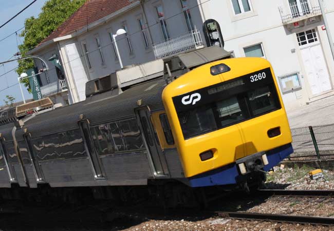 De Cascais a Lisboa tren