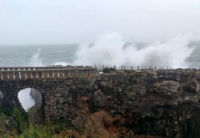 Boca do Inferno Durante l'inverno