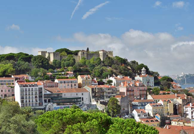 Il castello di San Giorgio, Lisbona