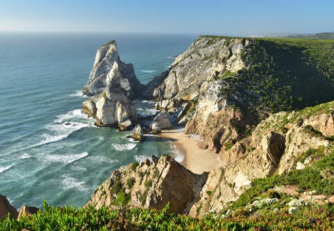 The coastline north of Cascais