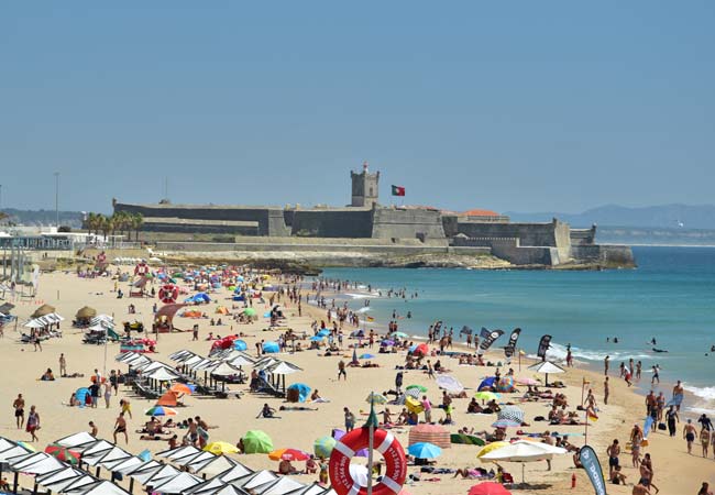 Praia do Carcavelos beach Cascais